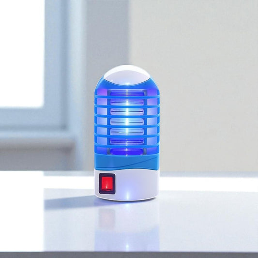 Lampe Anti-Mouches LED - Piège à Mouches Électrique avec Lumière Bleue UV